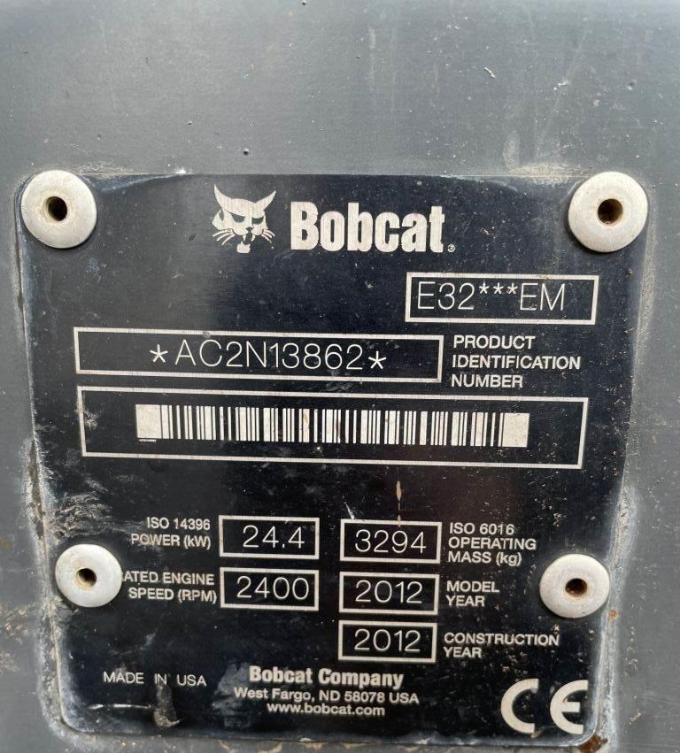 2012 BOBCAT E32 - Image 10