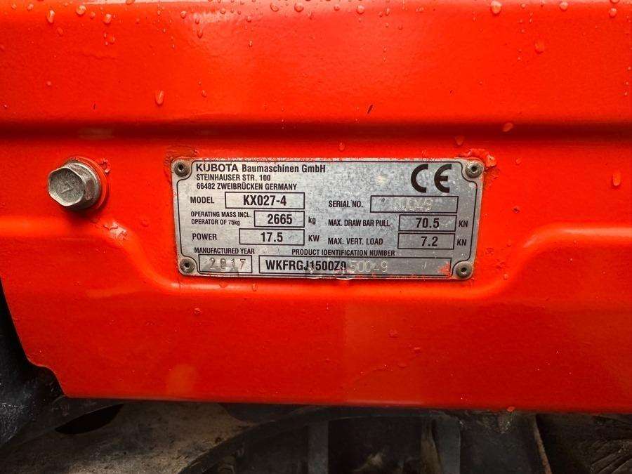 2017 Kubota KX027-4 Excavator - Image 30