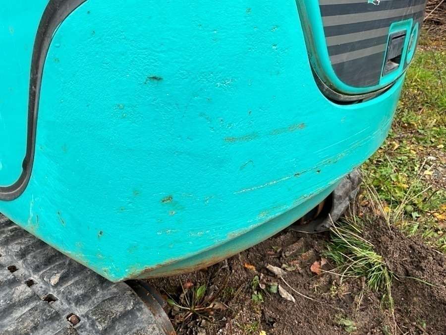 2017 Kobelco SK18 excavator with machine trailer and attachments - Image 97