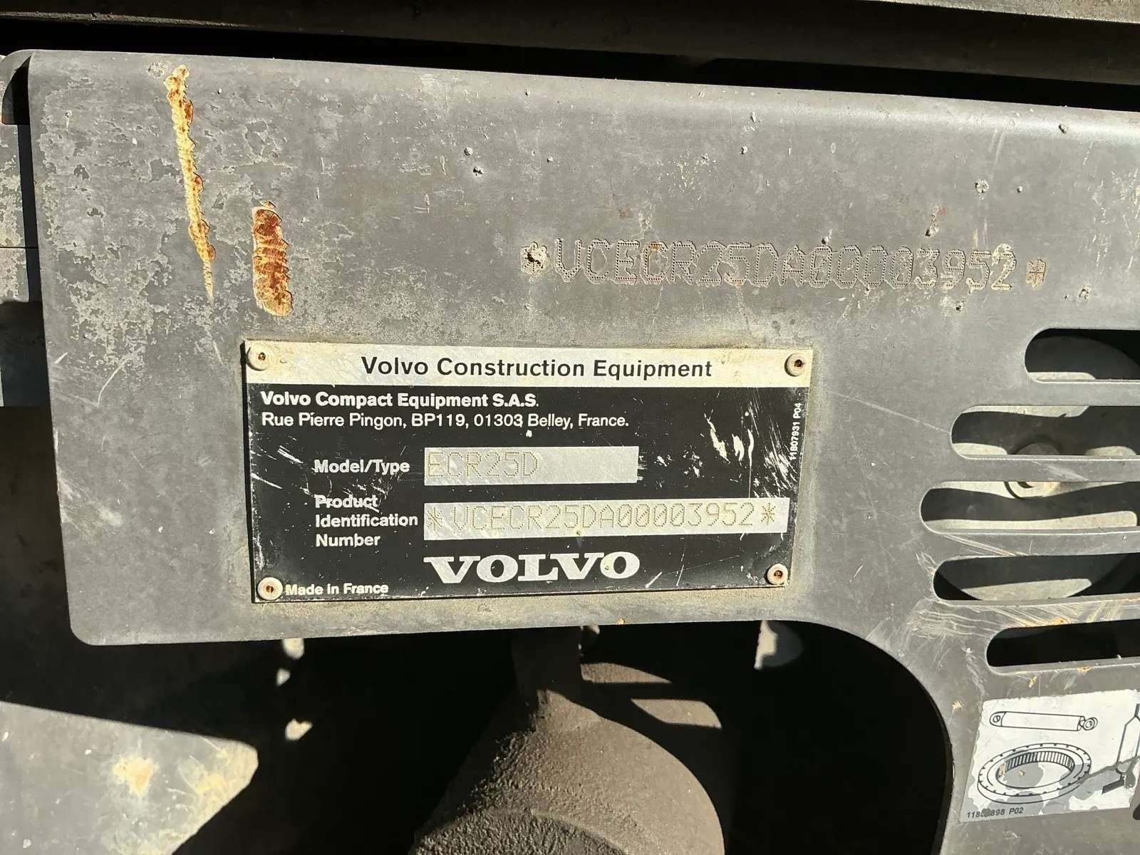 2015 Volvo ECR 25 D Mini-Excavator - Image 19