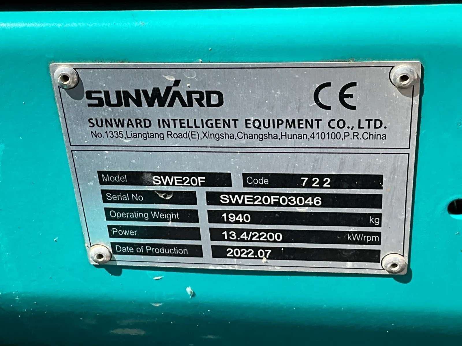 2022 Sunward SWE20F Mini Excavator - Image 19