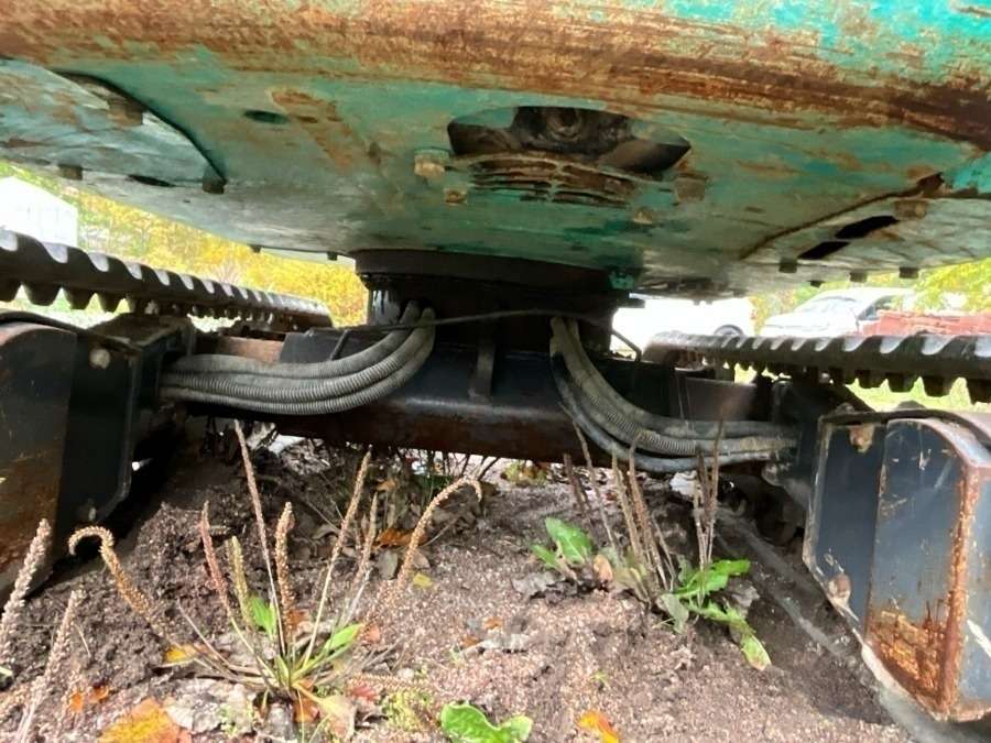 2017 Kobelco SK18 excavator with machine trailer and attachments - Image 34