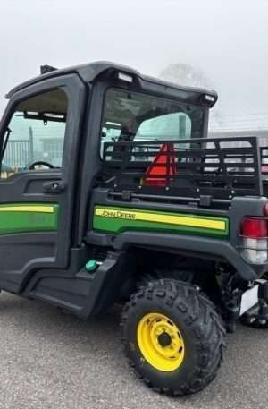 2018 John Deere Gator XUV865M UTV with sand spreader and folding plow