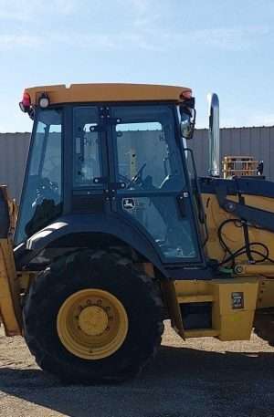 2017 John Deere 410L backhoe