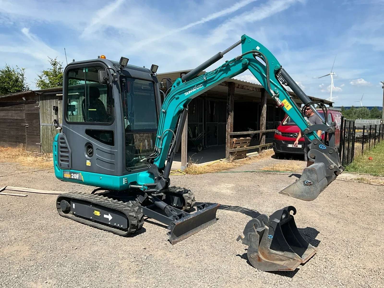 2022 Sunward SWE20F Mini Excavator